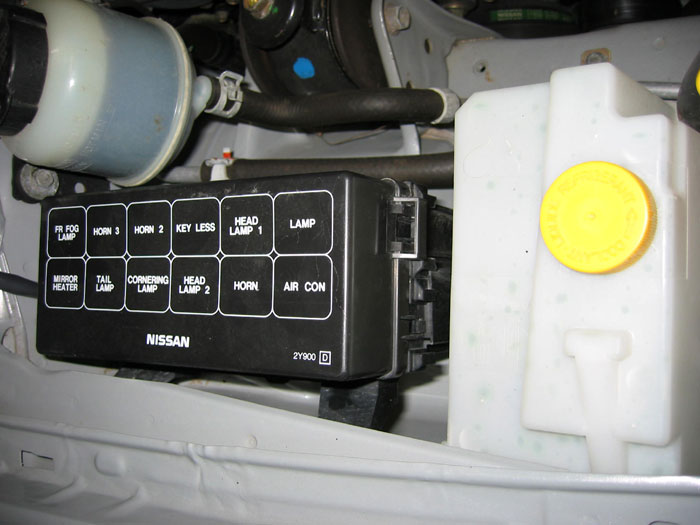 Nissan Maxima How-To's by housecor :: How to rewire fogs ... 1999 nissan maxima fuse box diagram 